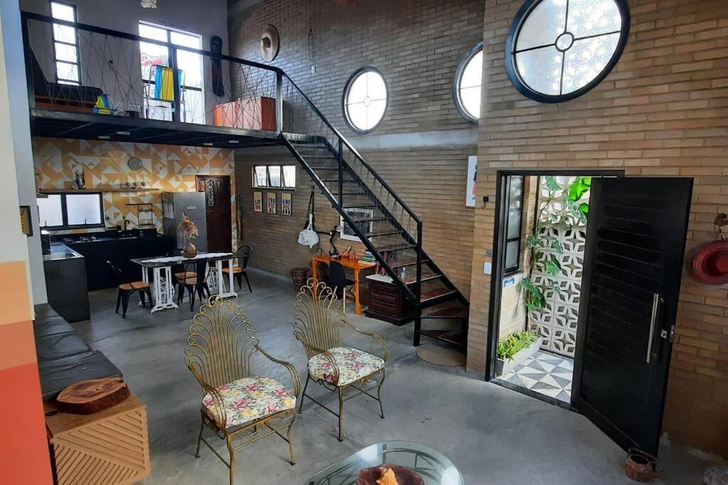 Casa De Riba - Loft Estiloso Proximo Da De Iracema Casa de férias *